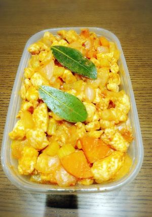 作り置き　むね肉とセロリのケチャップ煮-レシピのメイン写真