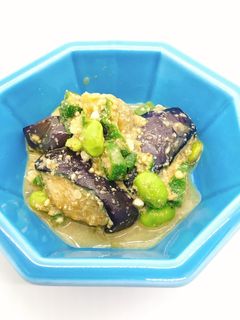 【病院】なすと枝豆とおくらナムル【給食】-レシピのメイン写真