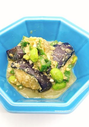 【病院】なすと枝豆とおくらナムル【給食】-レシピのメイン写真