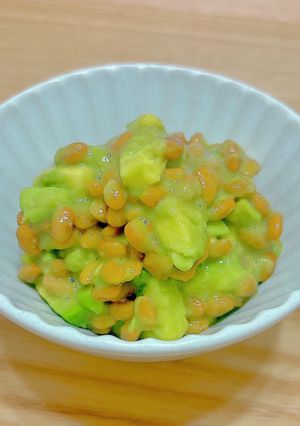 低糖質おつまみ！アボカド納豆-レシピのメイン写真