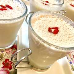 รูปของ ☘低糖質！豆乳ほうじ茶プリン☘