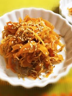 簡単♪ふんわりにんじんと生姜のきんぴら-レシピのメイン写真