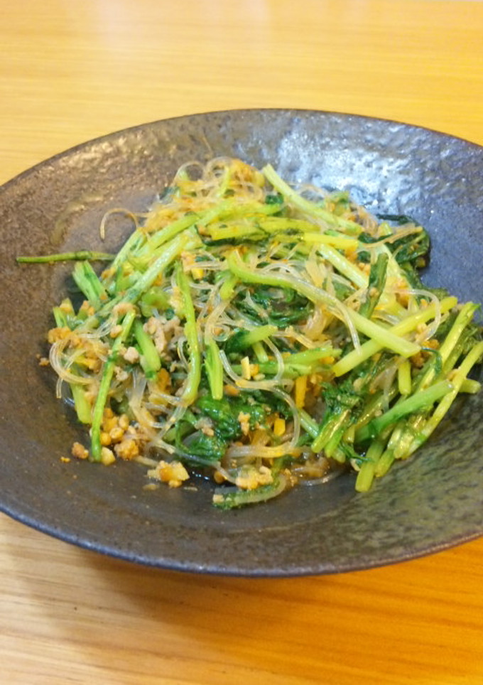 からし菜中華風炒め-レシピのメイン写真