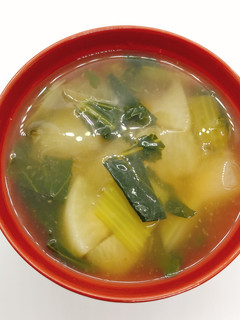 【病院】かぶのしょうがスープ【給食】-レシピのメイン写真