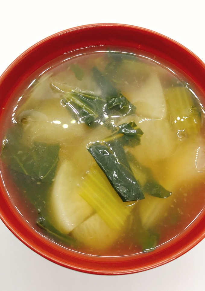 【病院】かぶのしょうがスープ【給食】-レシピのメイン写真