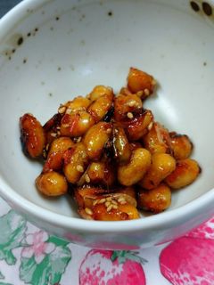 給食を再現、大豆の甘辛炒め。-レシピのメイン写真