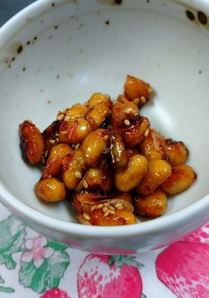 給食を再現、大豆の甘辛炒め。-レシピのメイン写真