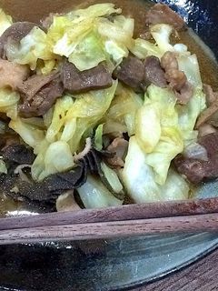 焼肉のタレで簡単ホルモンの野菜炒め♬-レシピのメイン写真