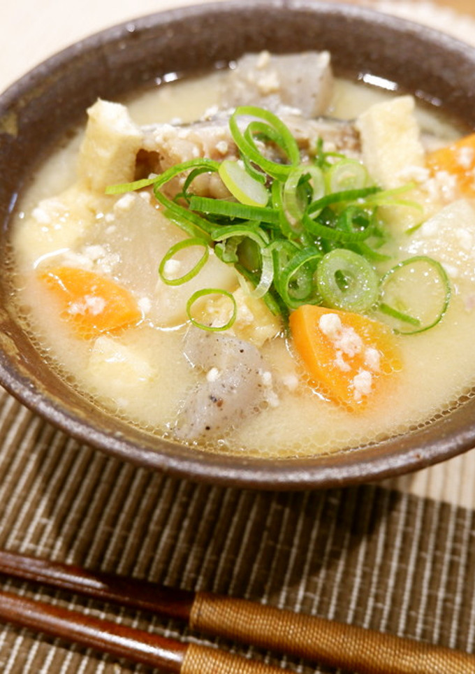 甘酒で作る簡単粕汁-レシピのメイン写真