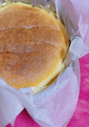 簡単　スフレチーズケーキ　-レシピのメイン写真