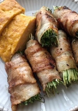 水菜たっぷり豚バラまき焼き-レシピのメイン写真