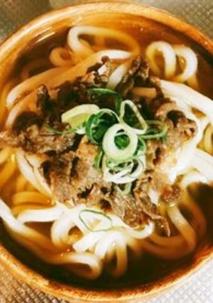 簡単でうまい！店に負けない肉うどん-レシピのメイン写真
