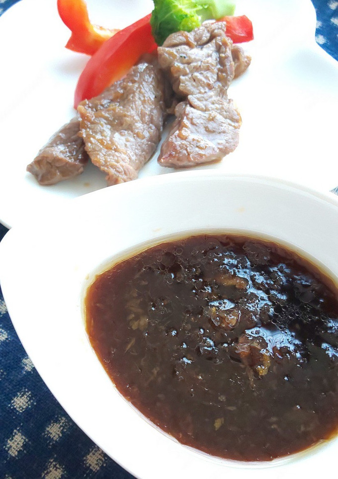 【使いきり】梨の皮で焼き肉のたれ-レシピのメイン写真