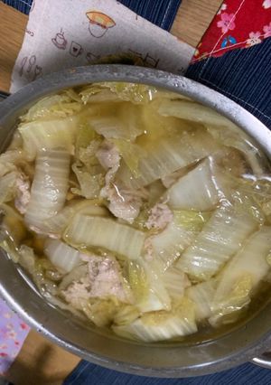 白菜と豚肉の鍋-レシピのメイン写真