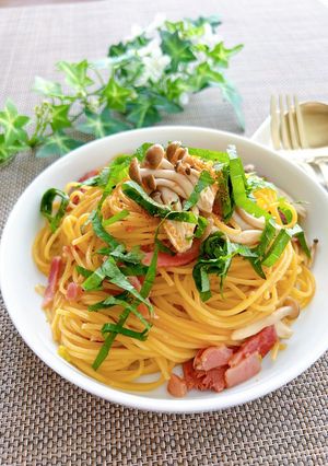 醤油漬けの素で★簡単和風パスタ-レシピのメイン写真