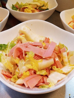 超簡単な白菜とハムの中華サラダ-レシピのメイン写真