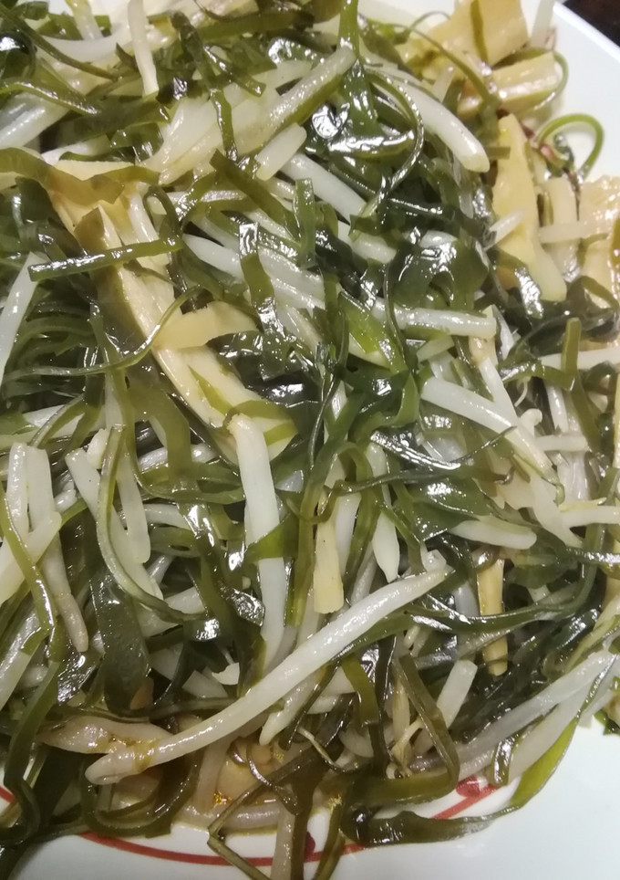 もやしと切り昆布のしなちく炒め-レシピのメイン写真