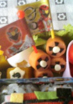 キャラ弁☆ウインナーのタイヤ-レシピのメイン写真