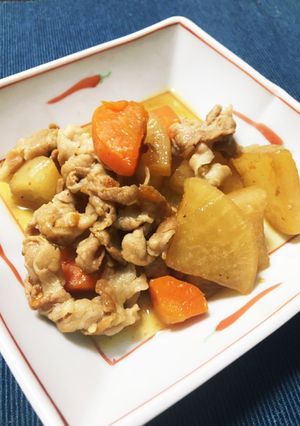 【やわらか】豚バラ大根withにんじん-レシピのメイン写真