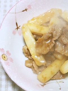 長芋と豚こまの生姜焼き♪ホクホクシャキ-レシピのメイン写真