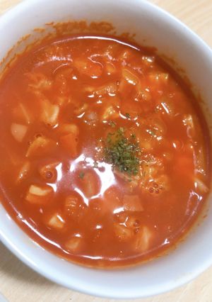 野菜ジュースでかんたんスープ-レシピのメイン写真