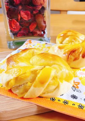 HBで簡単♪美味しいさつまいもパン-レシピのメイン写真