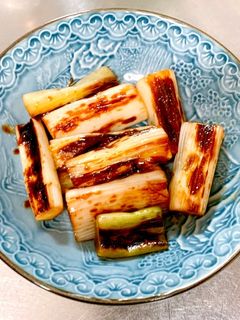 割下を絡めるねぎの照り焼き-レシピのメイン写真