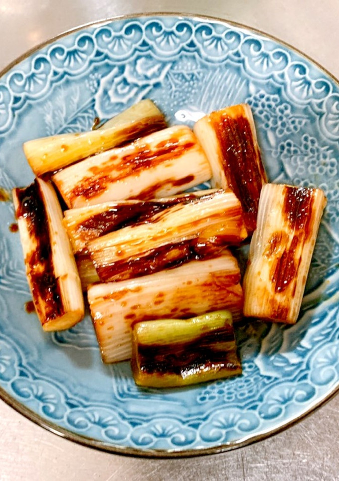 割下を絡めるねぎの照り焼き-レシピのメイン写真
