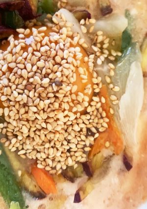 レンジでカレールー漬け焼きカルボナーラ丼-レシピのメイン写真