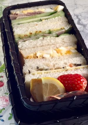 簡単サンドイッチ弁当 詰め方-レシピのメイン写真