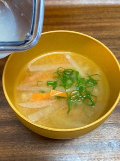 大根おろしの汁はお味噌汁へ〜♪-レシピのメイン写真