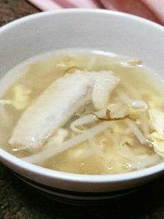 手羽先の先ともずく酢のスープ-レシピのメイン写真
