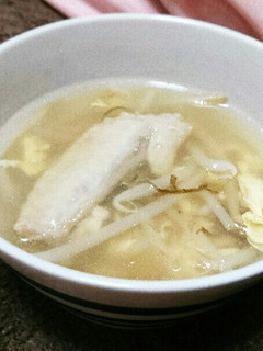 手羽先の先ともずく酢のスープ-レシピのメイン写真