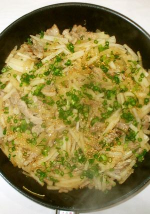 大根と豚肉炒め♪簡単-レシピのメイン写真