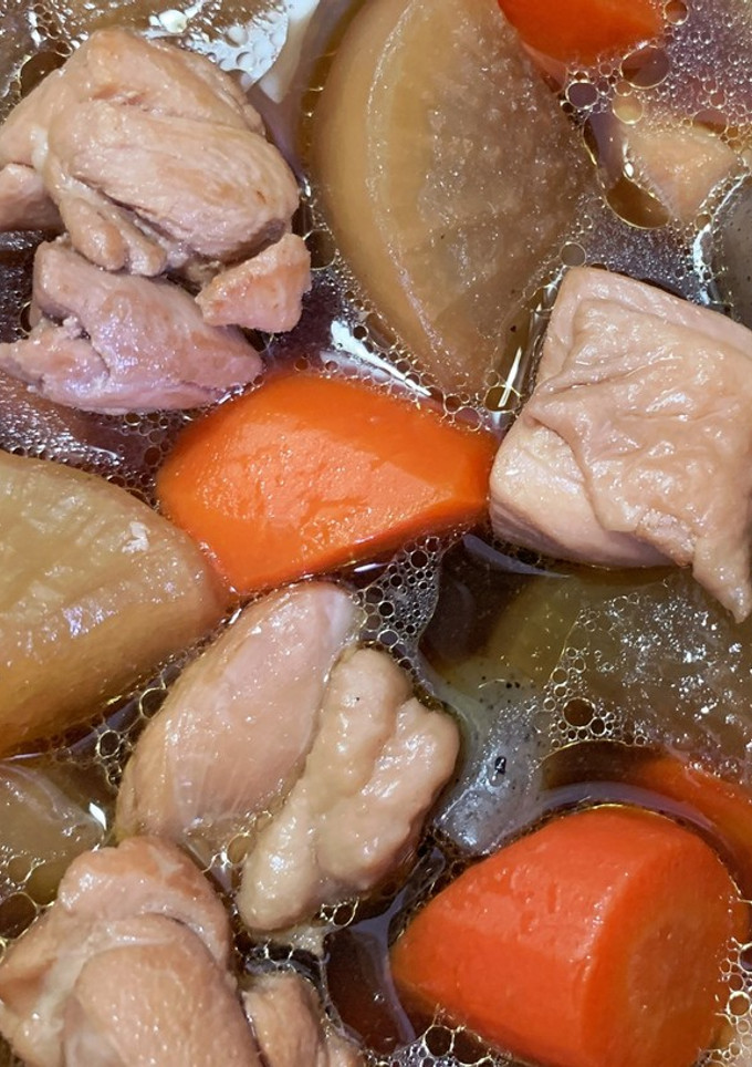 鶏肉としみしみ大根の煮物-レシピのメイン写真