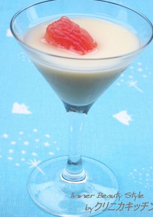 豆乳で☆豆腐花☆さっぱり杏仁風味♪-レシピのメイン写真