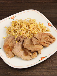 簡単!豚小間もやしの生姜ゆず胡椒焼き-レシピのメイン写真