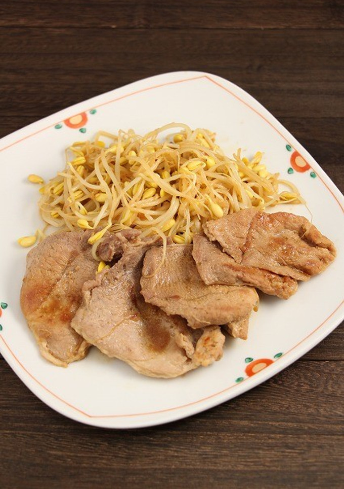 簡単！豚小間もやしの生姜ゆず胡椒焼き-レシピのメイン写真