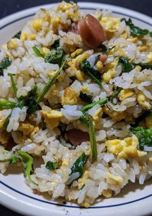 大根の葉のマヨネーズ風炒飯-レシピのメイン写真