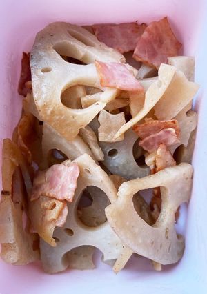 簡単！れんこんベーコン炒め-レシピのメイン写真