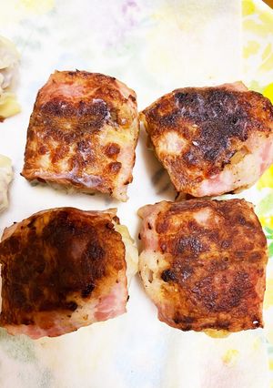 ひと口餃子のベーコン巻き-レシピのメイン写真