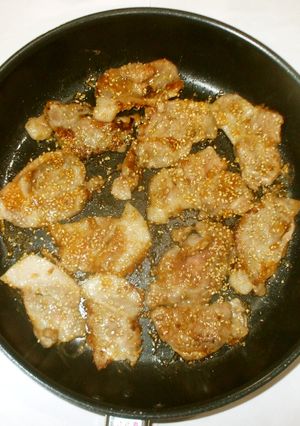 豚肉の胡麻醤油焼き♪簡単向田邦子の手料理-レシピのメイン写真
