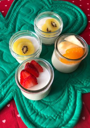 カフェ風さっぱりパンナコッタ-レシピのメイン写真