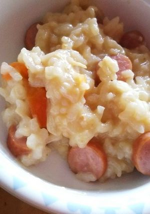残ったお味噌汁でチーズおじや-レシピのメイン写真
