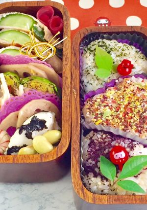 受験生応援弁当 豚バラきゅうり大葉焼き-レシピのメイン写真