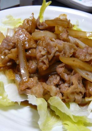 簡単♡柚子わさびで焼肉のタレ炒め-レシピのメイン写真