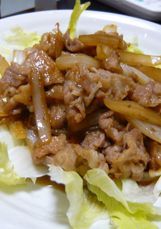 簡単♡柚子わさびで焼肉のタレ炒め-レシピのメイン写真