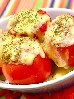 まるごと☆トマトのファルシ-レシピのメイン写真
