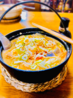 もつ煮込み〜うどん466kcal-レシピのメイン写真
