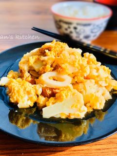 ヘルシーおかず♪カリフラワーの卵とじ-レシピのメイン写真